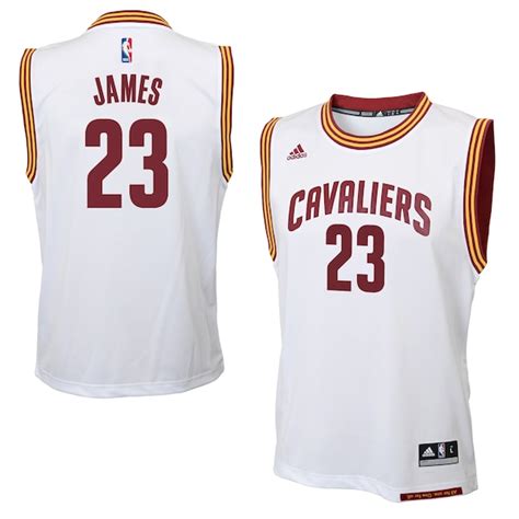 mens cleveland cavaliers lebron james adidas white fashion replica jersey|cleveland cavs official jersey.